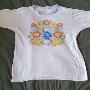 Vintage 1970s Pabst Blue Ribbon PBR T shirt